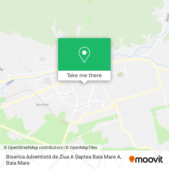 Biserica Adventistă de Ziua A Șaptea Baia Mare A map