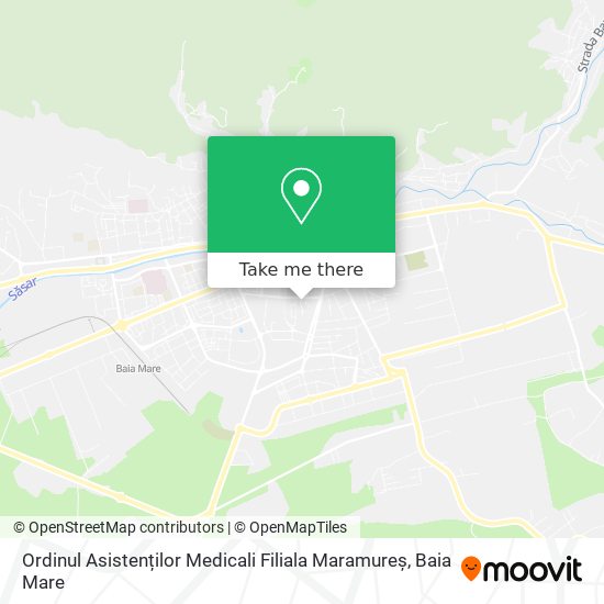 Ordinul Asistenților Medicali Filiala Maramureș map