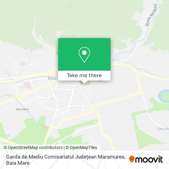 Garda de Mediu Comisariatul Județean Maramures map