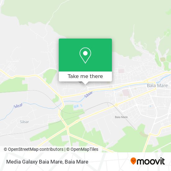 Media Galaxy Baia Mare map