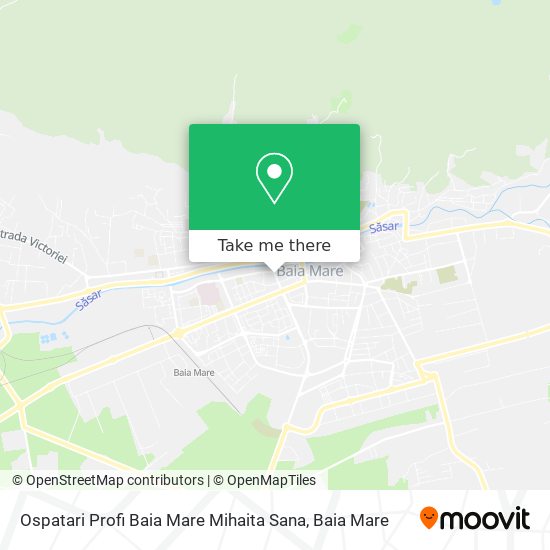 Ospatari Profi Baia Mare Mihaita Sana map