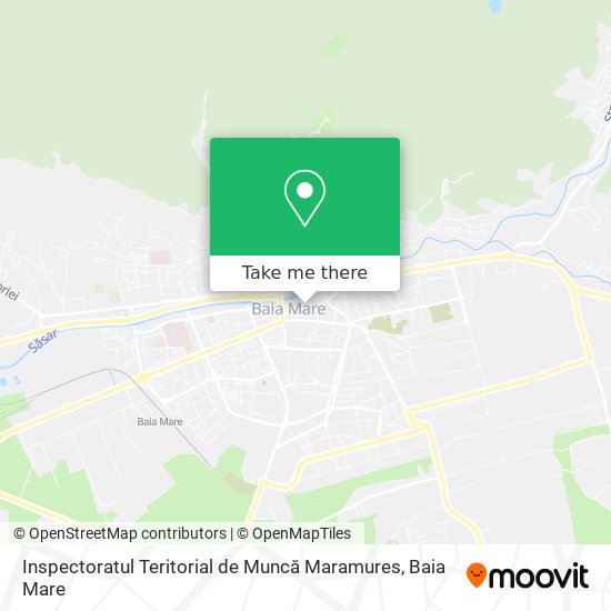 Inspectoratul Teritorial de Muncă Maramures map