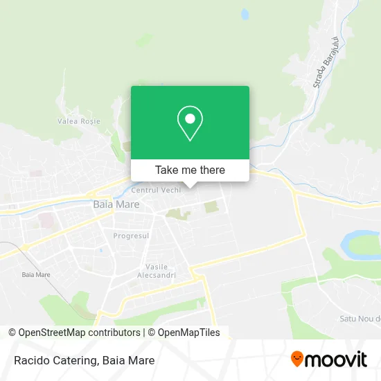 Racido Catering map