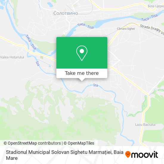 Stadionul Municipal Solovan Sighetu Marmației map