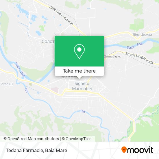 Tedana Farmacie map