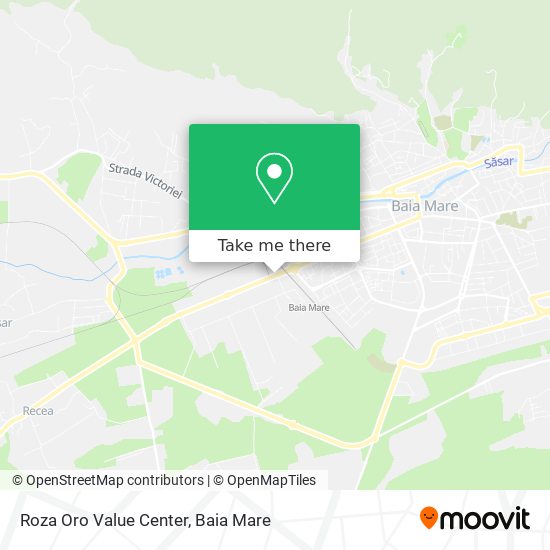 Roza Oro Value Center map