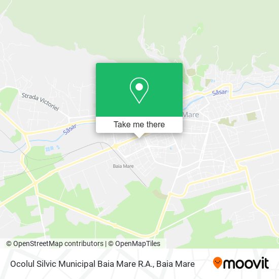 Ocolul Silvic Municipal Baia Mare R.A. map