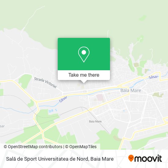 Sală de Sport Universitatea de Nord map