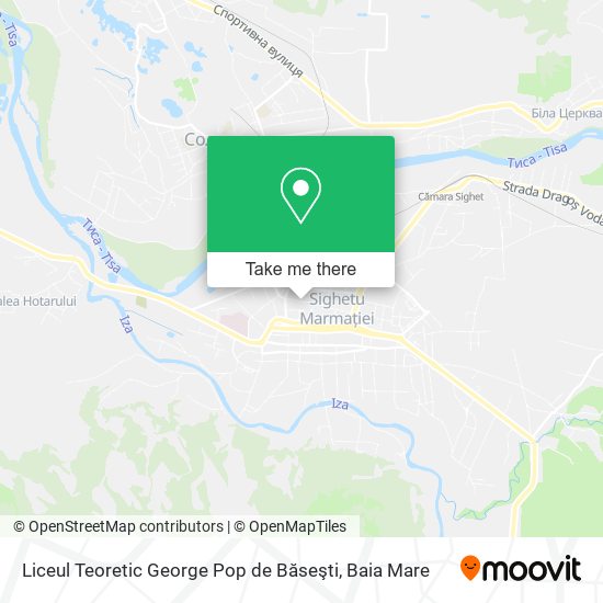 Liceul Teoretic George Pop de Băseşti map