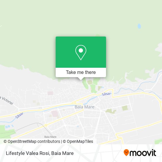 Lifestyle Valea Rosi map