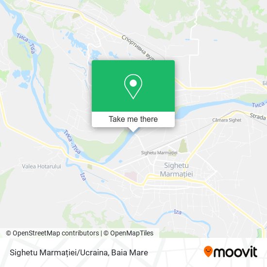 Sighetu Marmației/Ucraina map