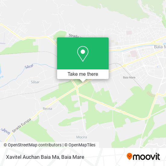 Xavitel Auchan Baia Ma map