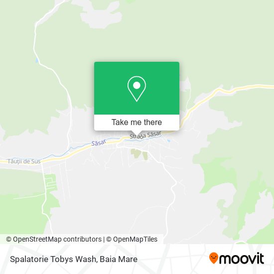 Spalatorie Tobys Wash map