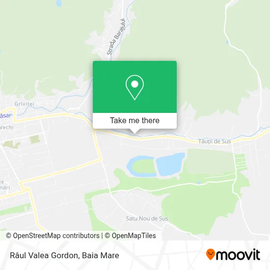 Râul Valea Gordon map