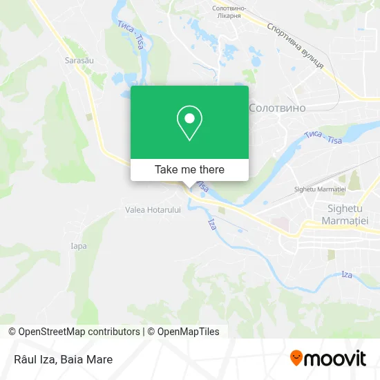 Râul Iza map