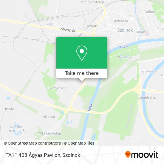 ""A1"" 408 Ágyas Pavilon map