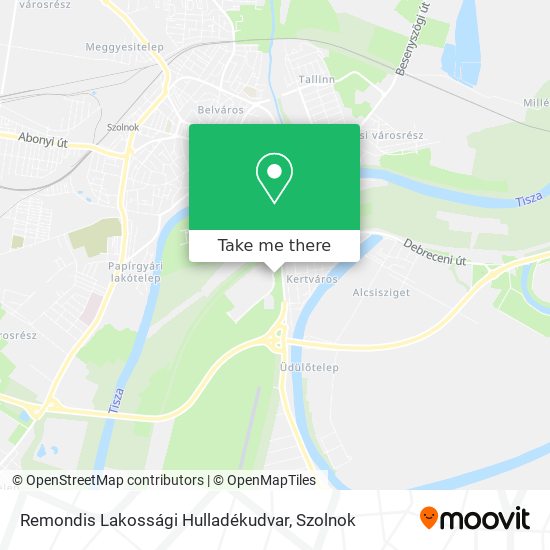 Remondis Lakossági Hulladékudvar map