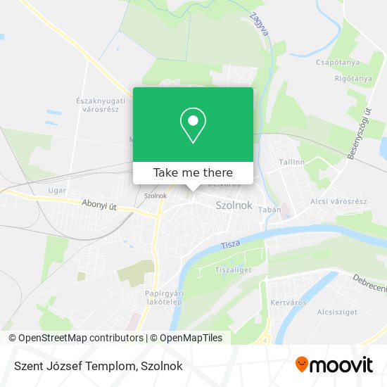 Szent József Templom map