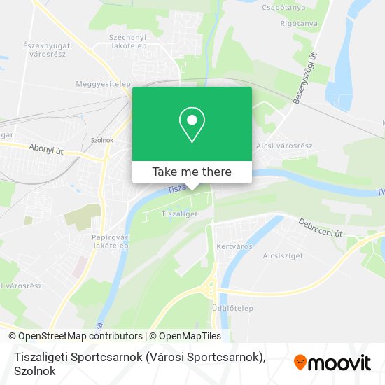 Tiszaligeti Sportcsarnok (Városi Sportcsarnok) map