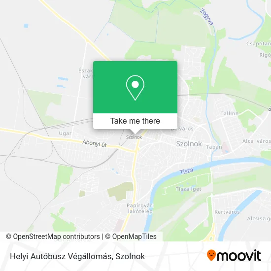 Helyi Autóbusz Végállomás map
