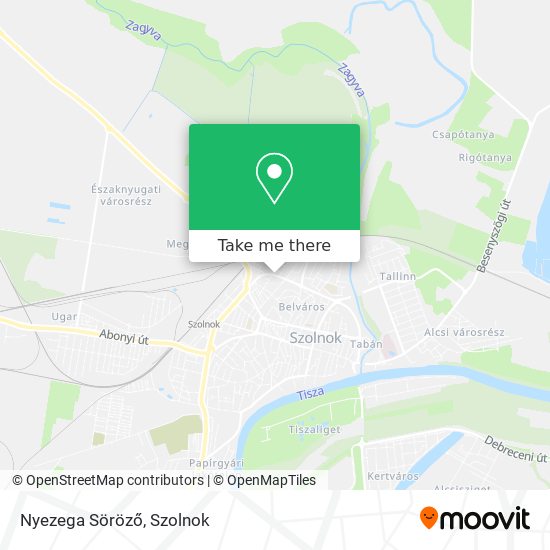 Nyezega Söröző map