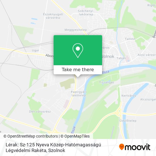 Lérak: Sz-125 Nyeva Közép-Hatómagasságú Légvédelmi Rakéta map