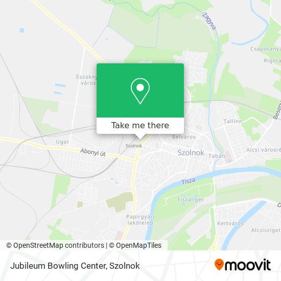 Jubileum Bowling Center map