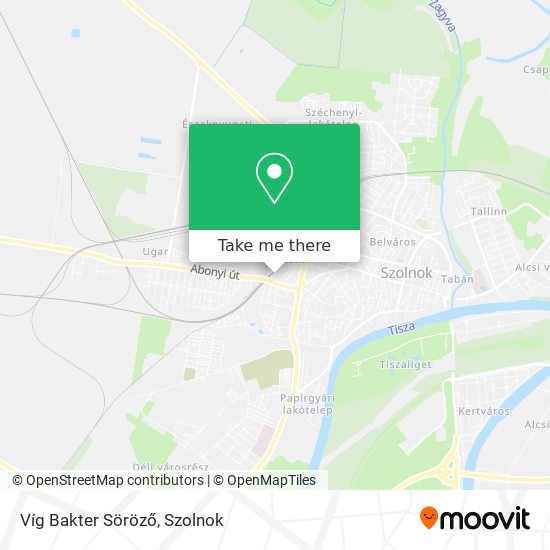 Víg Bakter Söröző map