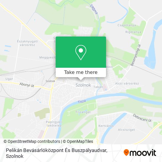 Pelikán Bevásárlóközpont És Buszpályaudvar map