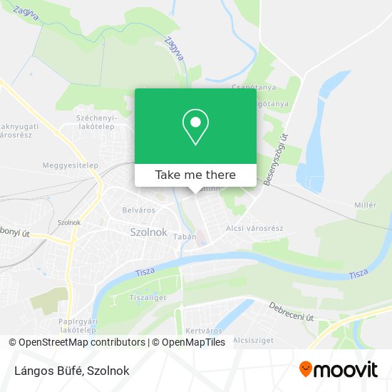 Lángos Büfé map