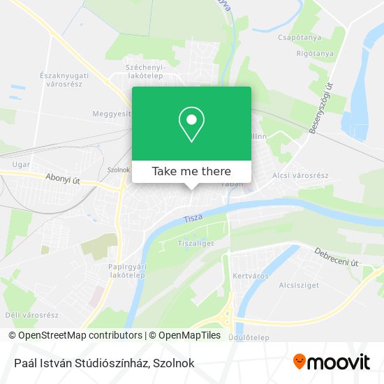 Paál István Stúdiószínház map