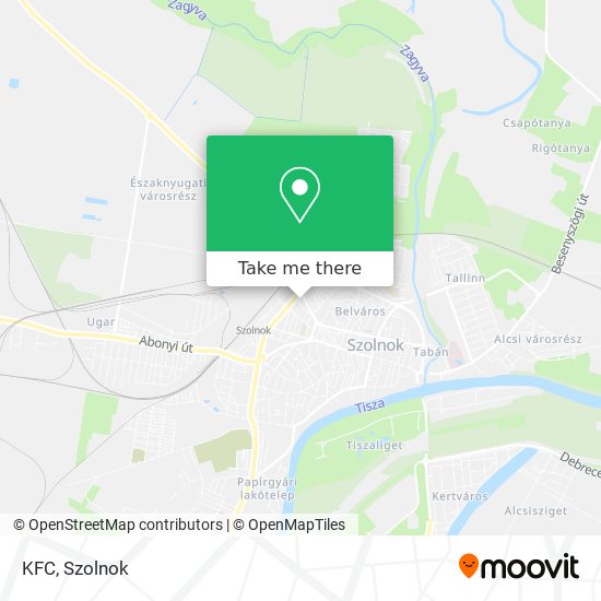 KFC map