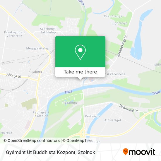 Gyémánt Út Buddhista Központ map