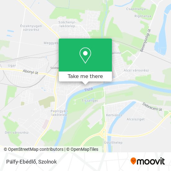 Pálfy-Ebédlő map