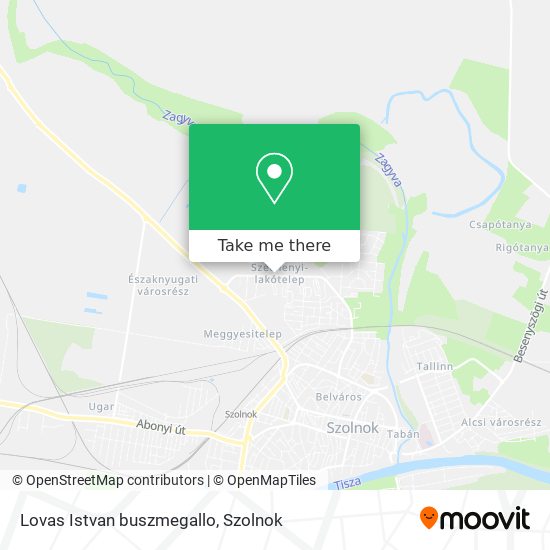 Lovas Istvan buszmegallo map