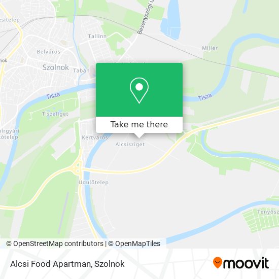 Alcsi Food Apartman map