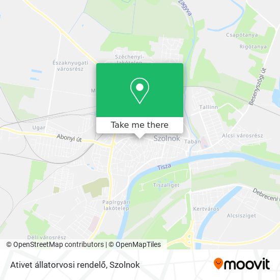 Ativet állatorvosi rendelő map