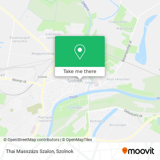 Thai Masszázs Szalon map