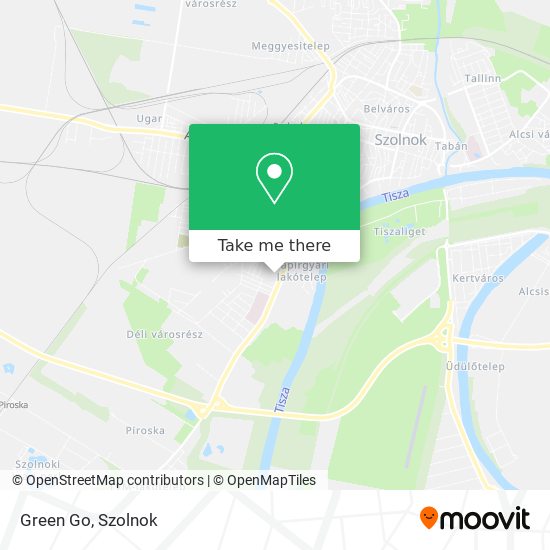 Green Go map