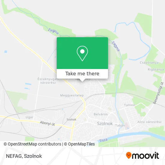 NEFAG map