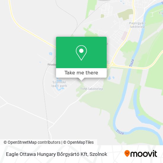 Eagle Ottawa Hungary Bőrgyártó Kft map