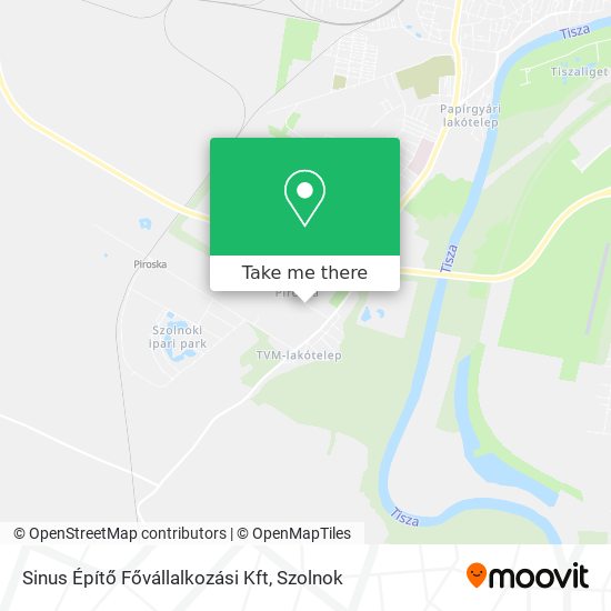 Sinus Építő Fővállalkozási Kft map