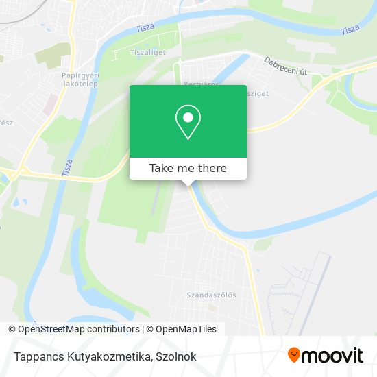 Tappancs Kutyakozmetika map