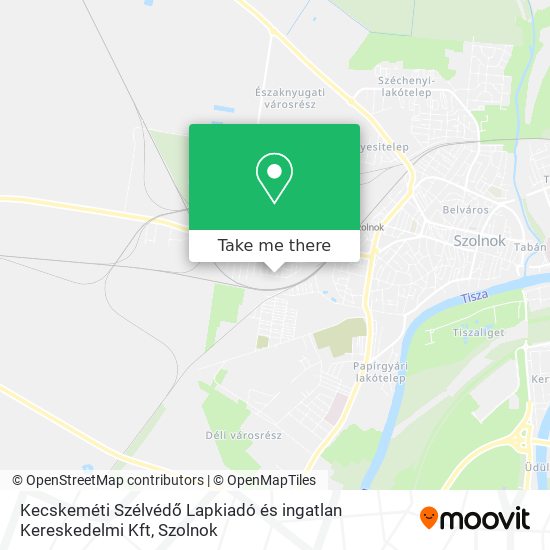 Kecskeméti Szélvédő Lapkiadó és ingatlan Kereskedelmi Kft map