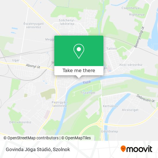 Govinda Jóga Stúdió map