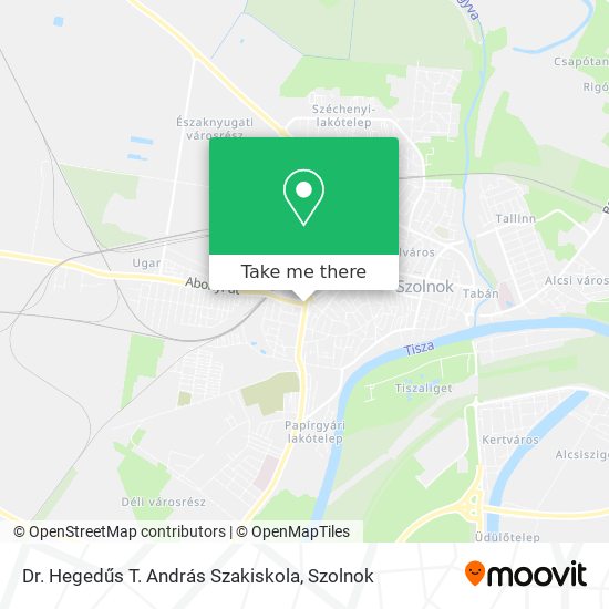 Dr. Hegedűs T. András Szakiskola map
