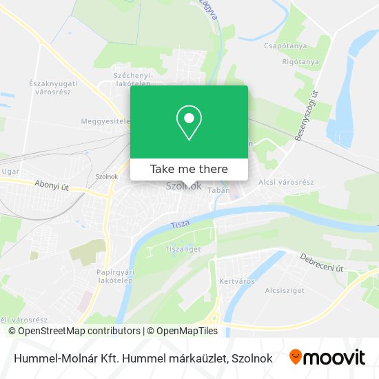 Hummel-Molnár Kft. Hummel márkaüzlet map