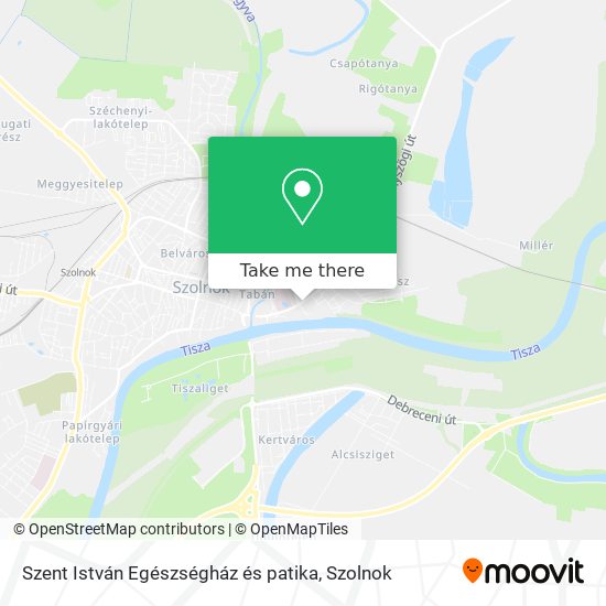 Szent István Egészségház és patika map