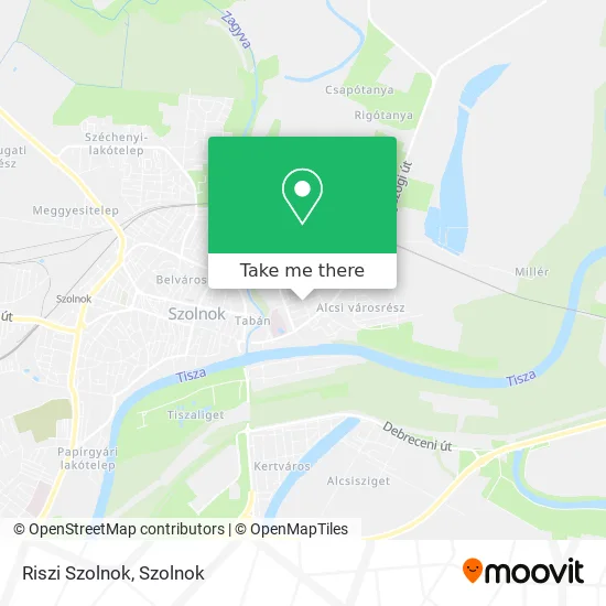 Riszi Szolnok map