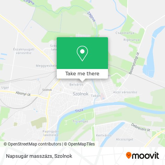 Napsugár masszázs map